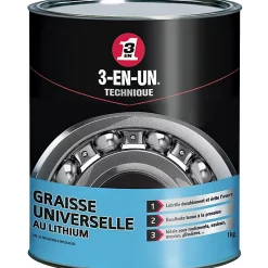 Castorama Graisse Universelle Au Lithium 3-EN-UN TECHNIQUE Pot 1Kg