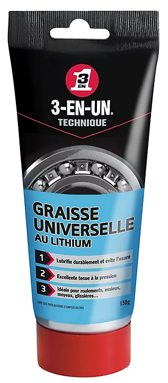 Castorama Graisse Universelle Au Lithium 3-EN-UN TECHNIQUE Tube 150g 3 Castorama Graisse Universelle Au Lithium 3-EN-UN TECHNIQUE Tube 150g
