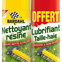 Castorama Lot Nettoyant Anti Résine Bardhal 200ml + Lubrifiant Taille Haie