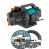 Castorama Pompe D'arrosage électrique Gardena Basic 3000/4 + Tuyau 20 M Et Kit D'aspiration -Castorama Shop pompe d arrosage electrique gardena basic 3000 4 tuyau 20 m et kit d aspiration4078500056700 01c FR CF