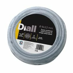 Castorama Tuyau Renforcé Diall ø6 X 12 Mm L.5 M